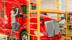 The wear and tear per mile will probably be less for AVs than on a traditional truck, but AVs will probably need to be maintained more frequently given how many hours a day they can spend on the road. The wear and tear per mile will probably be less for AVs than on a traditional truck, but AVs will probably need to be maintained more frequently given how many hours a day they can spend on the road.