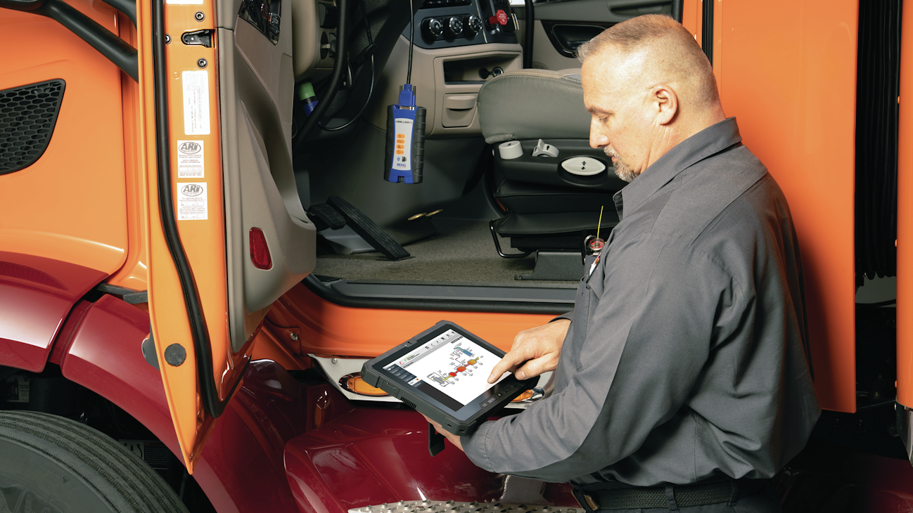NEXIQ&rsquo;s eTechnician offers diagnostic capability for engines, transmission, brakes, body and chassis, and more. It also provides cloud-based, fleetwide vehicle history to give technicians access to data for every diagnostic session for every vehicle in the fleet, regardless of their location.
