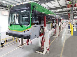 Getting access underneath EVs to change out modular battery packs and other components is a chief design priority for a new generation of shop vehicle lifts. Getting access underneath EVs to change out modular battery packs and other components is a chief design priority for a new generation of shop vehicle lifts.