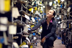 Try stocking commonly used parts beside technicians rather than all parts in one location. Try stocking commonly used parts beside technicians rather than all parts in one location.