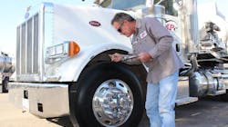 Underinflation and mismatching inflation on dual tires can deflate a fleet's chances to deliver goods on time, so drivers and fleets should go beyond visual inspections and 'thumping sticks' to ensure accurate psi measurements. Underinflation and mismatching inflation on dual tires can deflate a fleet's chances to deliver goods on time, so drivers and fleets should go beyond visual inspections and 'thumping sticks' to ensure accurate psi measurements.