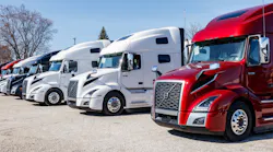Semi Truck Volvo Fleet Jonathan Weiss Dreamstime