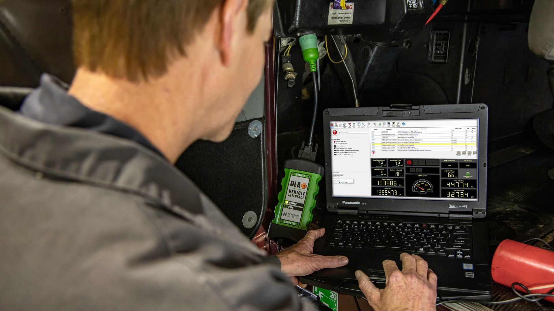 JPRO&rsquo;s Data Monitor charts data points across multiple ECUs to help discover wiring or communication issues.