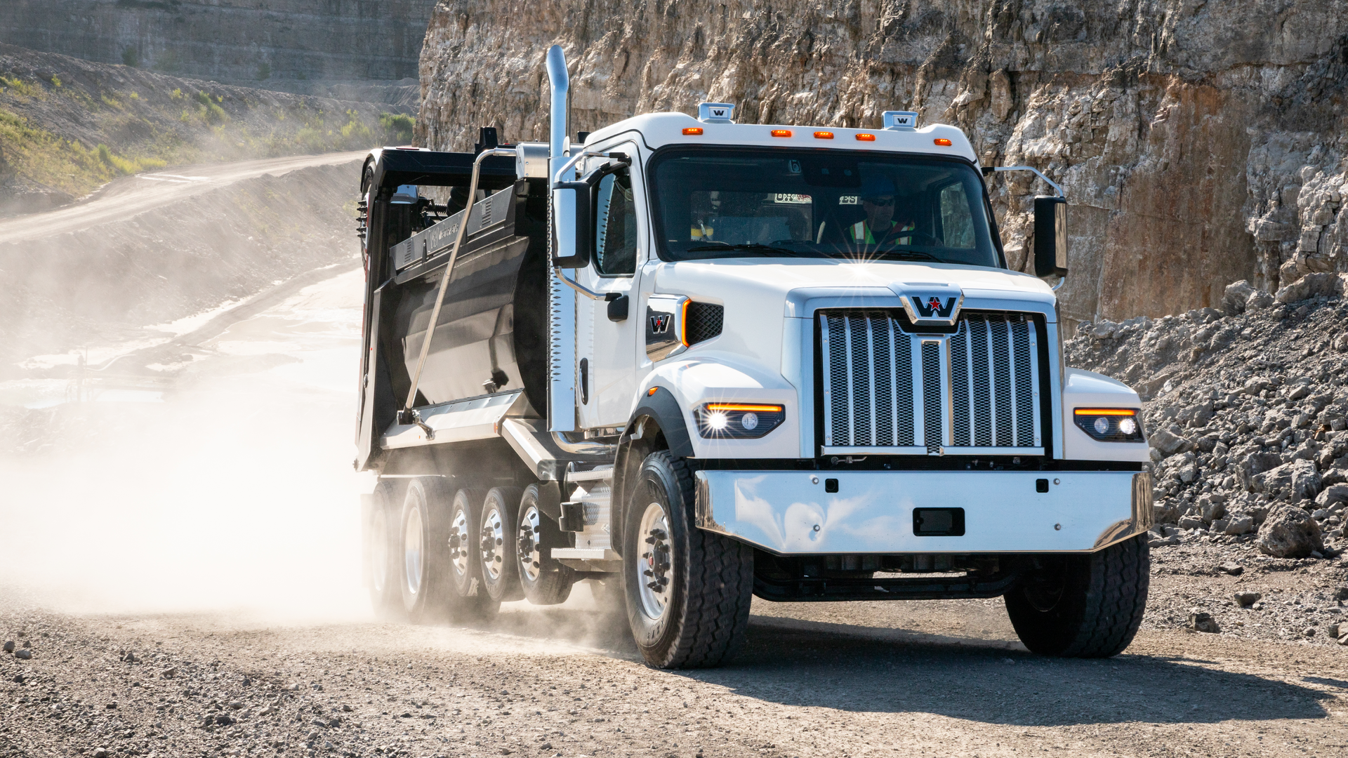 The Western Star 47X is suited to regions or applications that require a shorter overall vehicle length, such as drywall trucks.