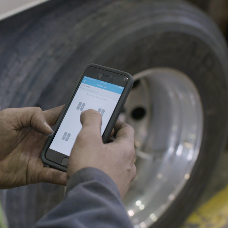 Dana&rsquo;s Rhombus TireAnalytics helps fleet managers and technicians track tire health via a cloud-based system of record.
