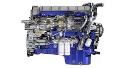 Volvo Trucks Next Generation Turbo Compound Engine Front View 616430b891163