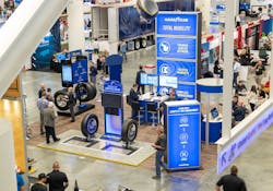 At the 2021 Technology & Maintenance Council Conference, Goodyear displayed its full suite of Complete Tire Management solutions. At the 2021 Technology & Maintenance Council Conference, Goodyear displayed its full suite of Complete Tire Management solutions.