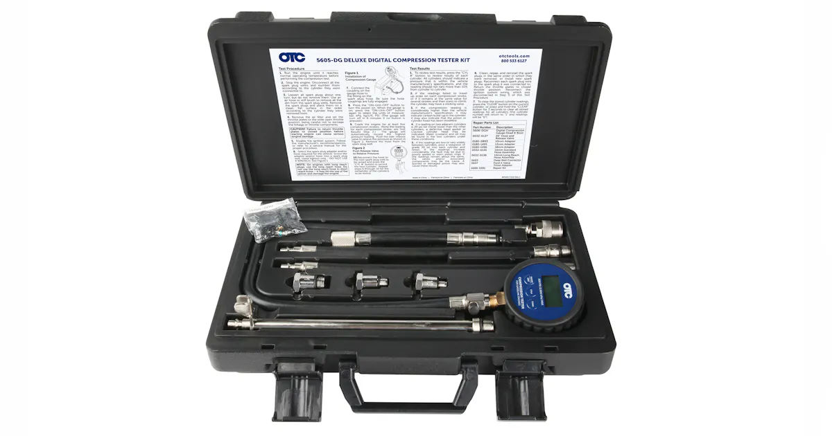 Compression Test Kit Pdf Deluxe Digital Compression Tester Kit, No. 5605-DG | Fleet Maintenance