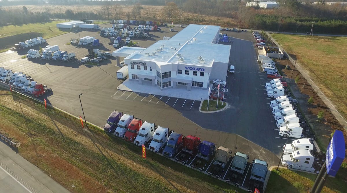Advantage Truck Centers&rsquo; Greensboro, North Carolina, location is one of three that has been acquired by Vanguard Truck Centers, making Vanguard one of Volvo Trucks North America&rsquo;s largest dealer groups in the U.S.