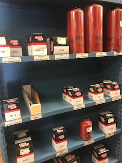 Eversource Parts Shelf Eversource Parts Shelf