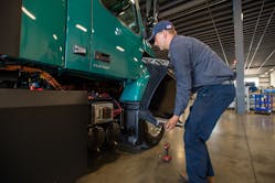TEC Equipment, the largest Volvo Trucks North America dealership on the West Coast, has already begun maintaining Volvo VNR Electric trucks for fleet customers.