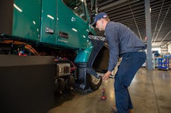 TEC Equipment, the largest Volvo Trucks North America dealership on the West Coast, has already begun maintaining Volvo VNR Electric trucks for fleet customers. TEC Equipment, the largest Volvo Trucks North America dealership on the West Coast, has already begun maintaining Volvo VNR Electric trucks for fleet customers.
