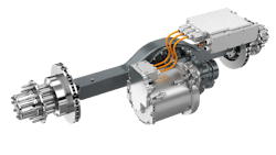 Dana's Spicer Electrified e-Powertrain was awarded New Achievement of the Year at the 2021 Diesel Progress Summit and Awards. Pictured here is the eS9000r paired to a Sumo motor. Dana's Spicer Electrified e-Powertrain was awarded New Achievement of the Year at the 2021 Diesel Progress Summit and Awards. Pictured here is the eS9000r paired to a Sumo motor.