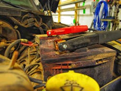 Corrosion on battery terminals hinders current flow to the engine, as well as from the alternator. Anti-corrosive protector sprays can seal the metal and protect from chemicals, battery acid, and condensation. Corrosion on battery terminals hinders current flow to the engine, as well as from the alternator. Anti-corrosive protector sprays can seal the metal and protect from chemicals, battery acid, and condensation.