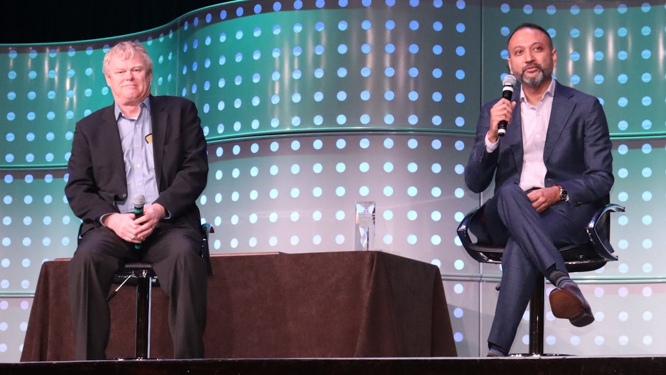 Ben Johnson, product manager at Mitchell 1, and Sandeep Kar, chief strategy officer at Noregon Systems, discussed data and predictive maintenance at Heavy-Duty Aftermarket Week 2022. Ben Johnson, product manager at Mitchell 1, and Sandeep Kar, chief strategy officer at Noregon Systems, discussed data and predictive maintenance at Heavy-Duty Aftermarket Week 2022.