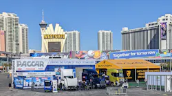 Paccar display at CES 2022