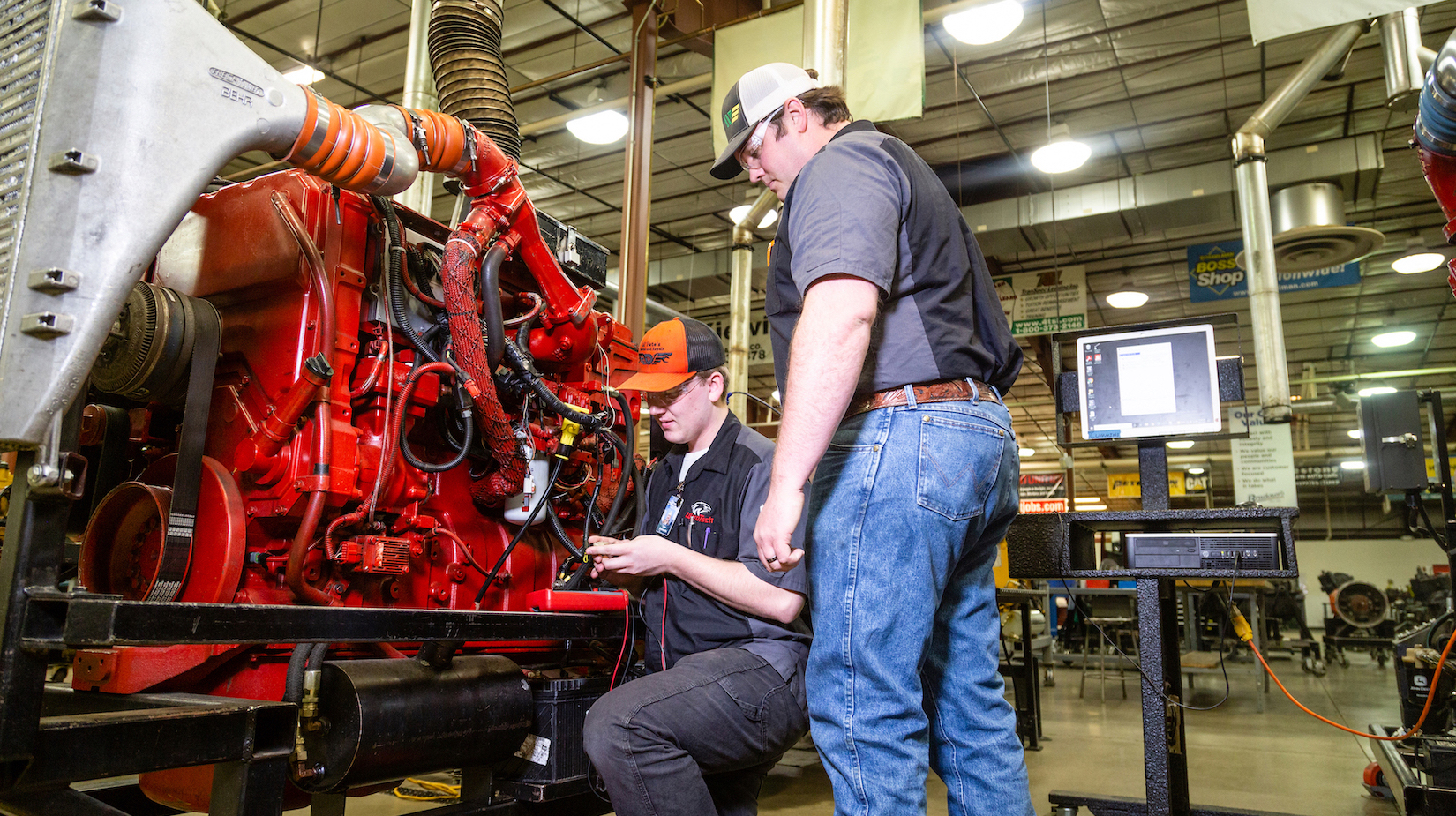WyoTech students at work.