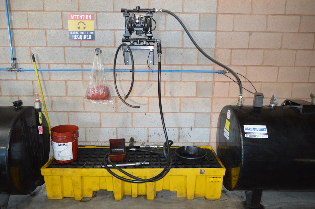 When assessing the shop for spill-prone areas, understand where fluid-related services frequently occur and prepare for spills with adequate response equipment. When assessing the shop for spill-prone areas, understand where fluid-related services frequently occur and prepare for spills with adequate response equipment.