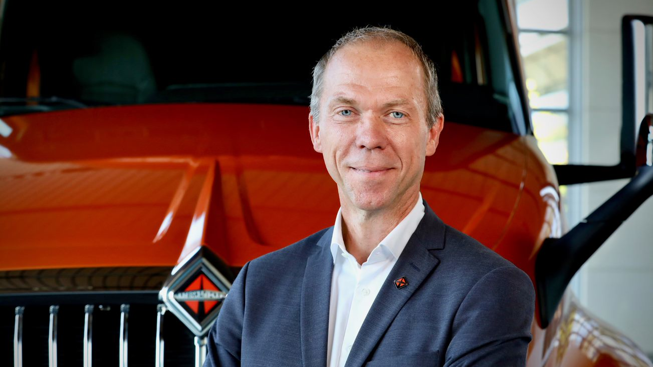 Navistar president and CEO Mathias Carlbaum