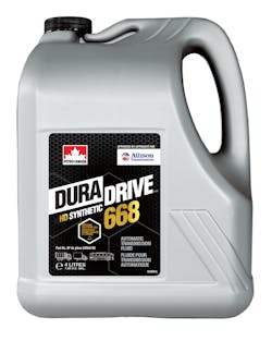 Petro-Canada Lubricants DuraDrive HD Synthetic 668 is specially formulated for Allison Transmission’s TES 668 specification. Petro-Canada Lubricants DuraDrive HD Synthetic 668 is specially formulated for Allison Transmission’s TES 668 specification.