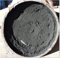 Face plugging, caused by carbon buildup, hurts DPF and SCR performance. Face plugging, caused by carbon buildup, hurts DPF and SCR performance.