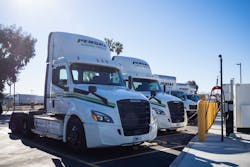 Penske plans to expand its heavy-duty and medium-duty battery-electric truck charging network beyond California. Penske plans to expand its heavy-duty and medium-duty battery-electric truck charging network beyond California.