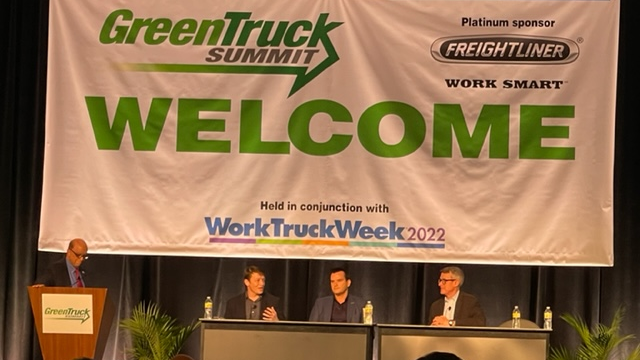 Moderated by MotorWeek producer and host John Davis (left), panelists, including Hyzon Motors CEO Craig Knight and Loop Energy's George Rubin, dive into the benefits of hydrogen fuel-cell vehicles.