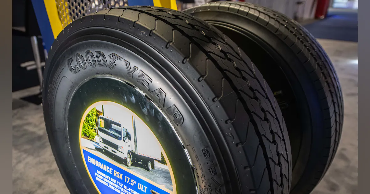 Goodyear Rsa Goodyear launches first electric-ready tire, Endurance RSA ULT, to ...
