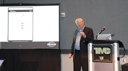 Ben Johnson, director of product management at Mitchell 1, presented the Mitchell 1 updates during the TMC 2022 Annual Meeting. Ben Johnson, director of product management at Mitchell 1, presented the Mitchell 1 updates during the TMC 2022 Annual Meeting.