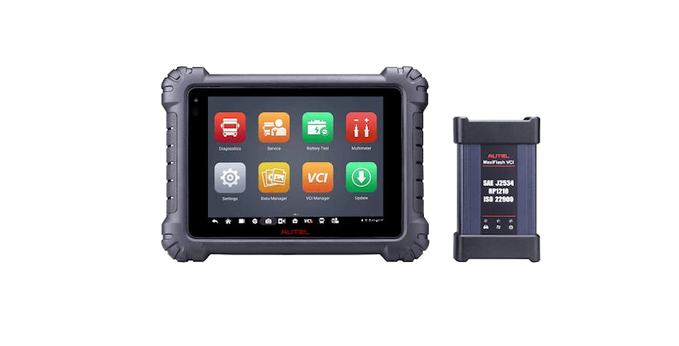Autel MaxiSYS MS909CV commercial vehicle diagnostics tablet