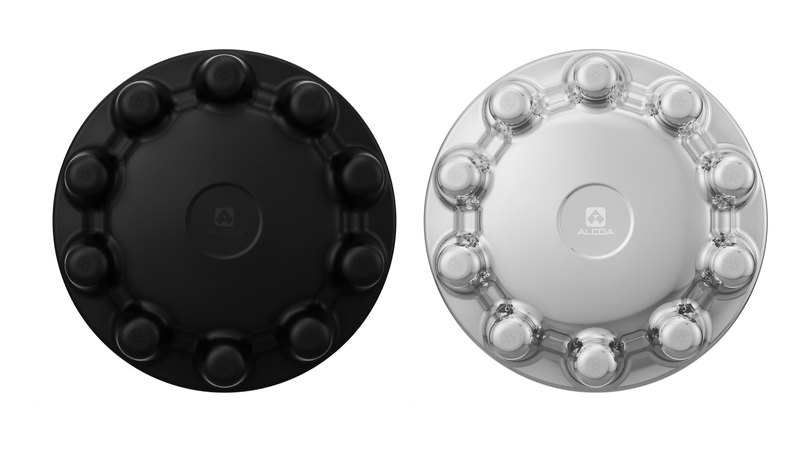 Alcoa Fuel Saving Aeodynamic Font Stee Chome Hub Cove