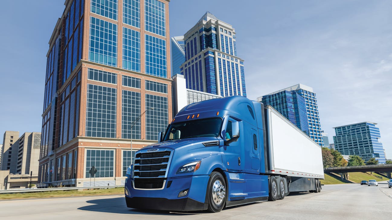 Since its model introduction in 2007, the Freightliner Cascadia’s fuel efficiency has improved nearly 35%, according to DTNA. Since its model introduction in 2007, the Freightliner Cascadia’s fuel efficiency has improved nearly 35%, according to DTNA.