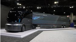 Hyundai&apos;s HDC-6 Neptune Concept hydrogen fuel cell truck.