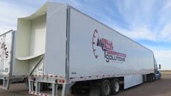 AeroVolution's Booster-Tail self-deploys once the vehicle reaches highway speeds and diverts air pressure to reduce fuel consumption. AeroVolution's Booster-Tail self-deploys once the vehicle reaches highway speeds and diverts air pressure to reduce fuel consumption.