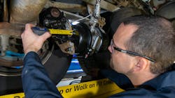 During roadside inspections, inspectors will measure brake strokes at 90 to 100 psi of application pressure. During roadside inspections, inspectors will measure brake strokes at 90 to 100 psi of application pressure.