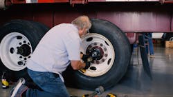 Billy Turner said a technician can install one axle’s TetherTech system in under an hour. Billy Turner said a technician can install one axle’s TetherTech system in under an hour.