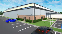 A rendering of the company's Alabama distribution center.