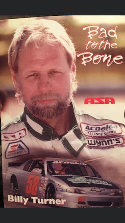 TetherTech inventor Billy Turner during his NASCAR days. TetherTech inventor Billy Turner during his NASCAR days.