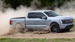 Like other Ford F-150s, the Lightning leverages Pro Telematics Essentials—a web-based application that helps fleets manage utilization, maintenance, and range. Like other Ford F-150s, the Lightning leverages Pro Telematics Essentials—a web-based application that helps fleets manage utilization, maintenance, and range.