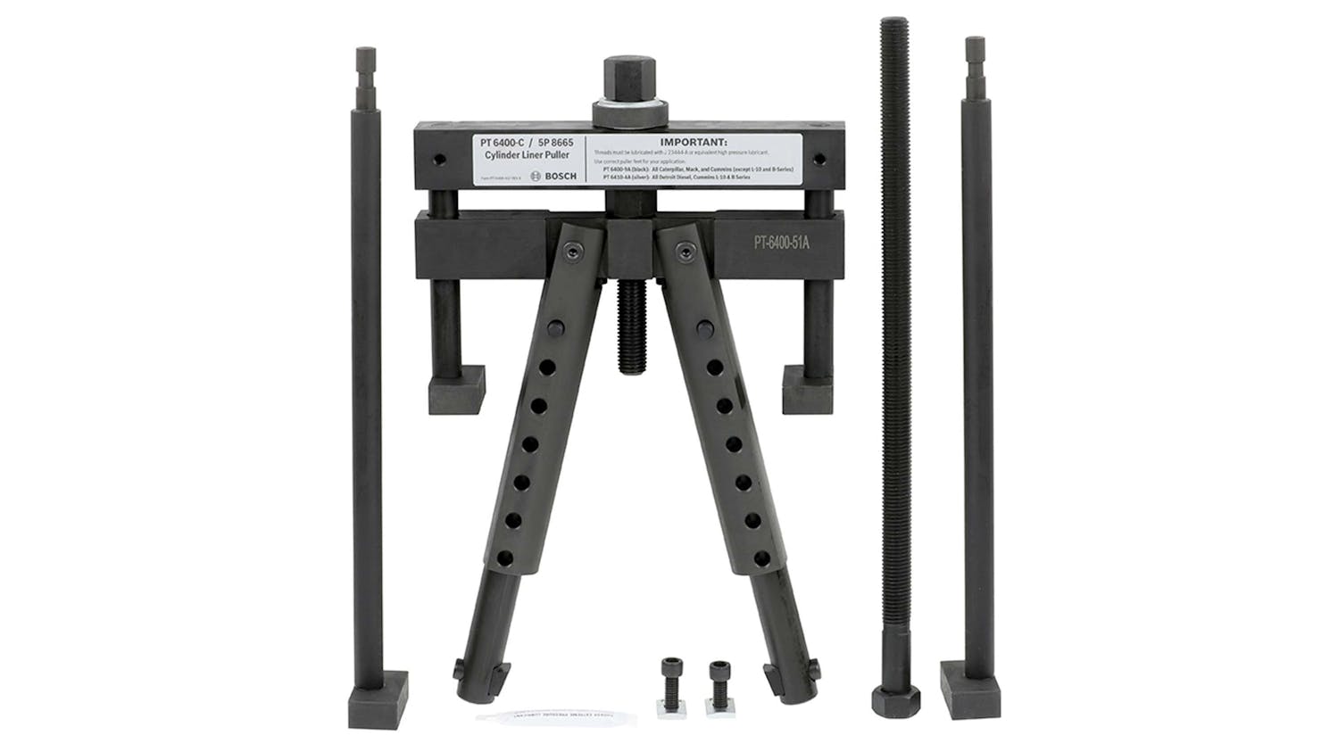 Universal Cylinder Liner Puller, No. 5668 Fleet Maintenance