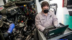 To ensure trucks are running at peak performance, PacLease, has a service provider network of more than 50,000 locations. To ensure trucks are running at peak performance, PacLease, has a service provider network of more than 50,000 locations.