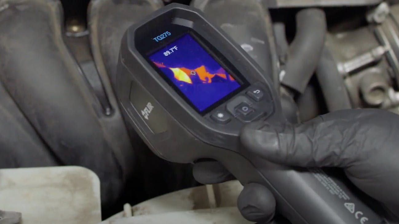 Thermal imagery can provide a ‘before and after’ to verify completed repairs and ensure components are operating to specification. Thermal imagery can provide a ‘before and after’ to verify completed repairs and ensure components are operating to specification.