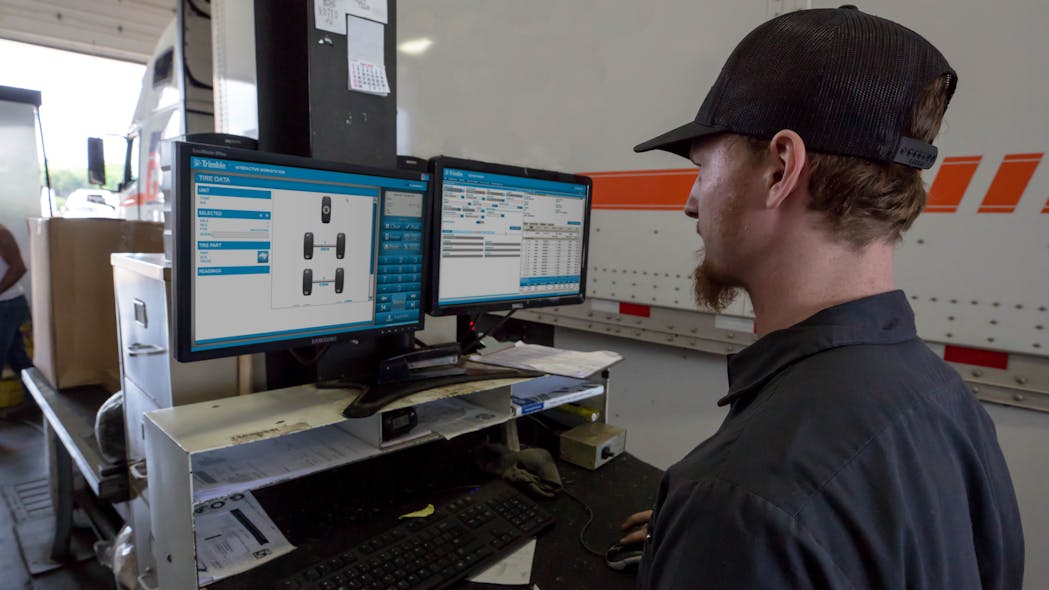 Trimble Transportation offers a TMT solution that provides real-time communication between drivers and technicians.