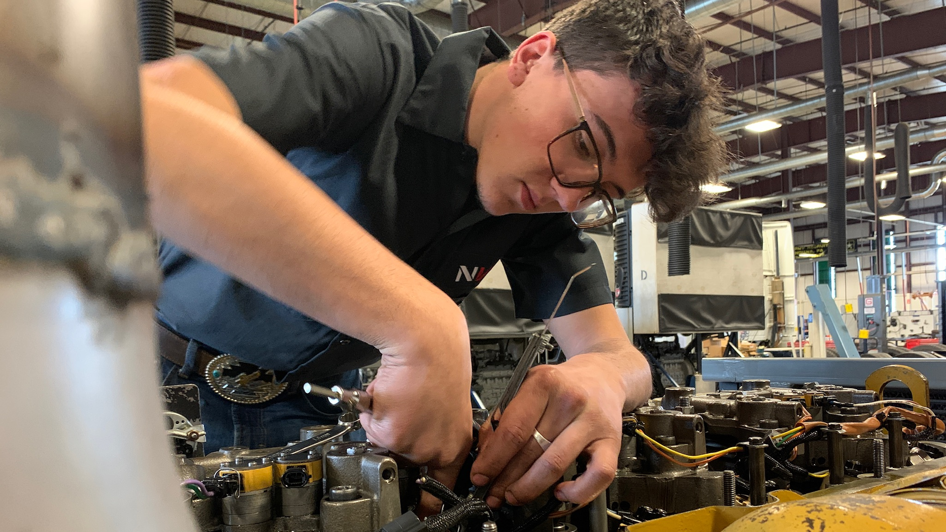 NVI-Blairsville in Pennsylvania is one of several automotive and diesel trade schools training the next generation of technicians. Patrick Baker (pictured) finished the six-month program in June as part of NVI's first graduating class.