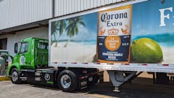 Volvo's VNR Electric tractor is being used for regional delivery in several states, including this one in New York City. Volvo's VNR Electric tractor is being used for regional delivery in several states, including this one in New York City.