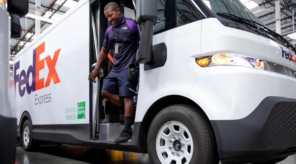 FedEx receives first 150 BrightDrop electric delivery vehicles | Fleet ...