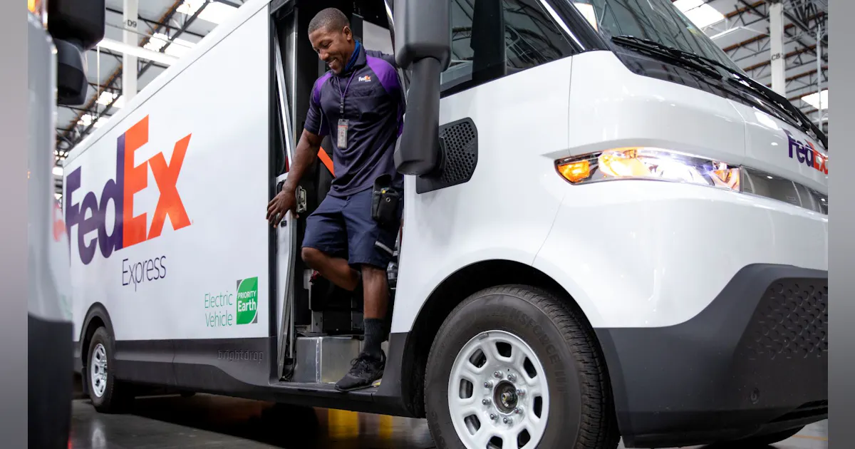 FedEx receives first 150 BrightDrop electric delivery vehicles | Fleet ...