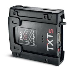 The TEXA Navigator TXTs is a multibrand diagnostic interface that connects to a vehicle&rsquo;s diagnostic socket and communicates to computers via Bluetooth.