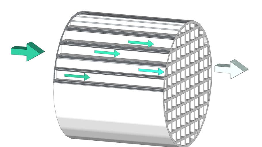 Figure 4- The DOC is a flow through design that is the catalyst to regenerate the DPF Figure 4- The DOC is a flow through design that is the catalyst to regenerate the DPF