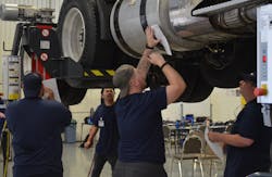 Students at American Diesel Centers in Columbus, Ohio, opened in 2017 and has produced more than 1,700 graduates of the program in the past five years.